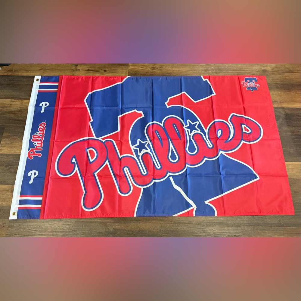Philadelphia Phillies Flag 3x5 feet Banner Logo large double sided new